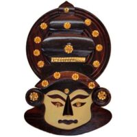 Kerala Kathakali Wooden Mask - കേരളത്തിന്റെ തനതായ കലാരൂപങ്ങൾ സമ്മാനിക്കൂ - Gifts Delivery