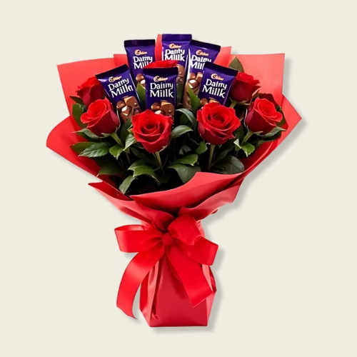 Flower Chocolate Bouquet Kerala