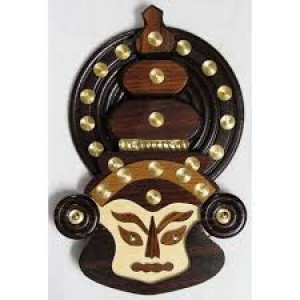 Kerala Kathakali Wooden Mask - കേരളത്തിന്റെ  തനതായ കലാരൂപങ്ങൾ സമ്മാനിക്കൂ 