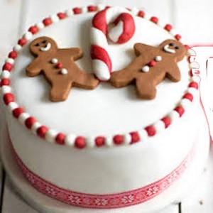 1 KG - Christmas Theme Cake 4