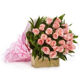 Pink Rose Flower Bunch - KGS-FLR104