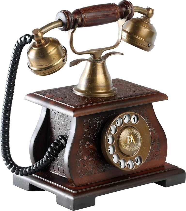 Antique Wooden Base Telephone
